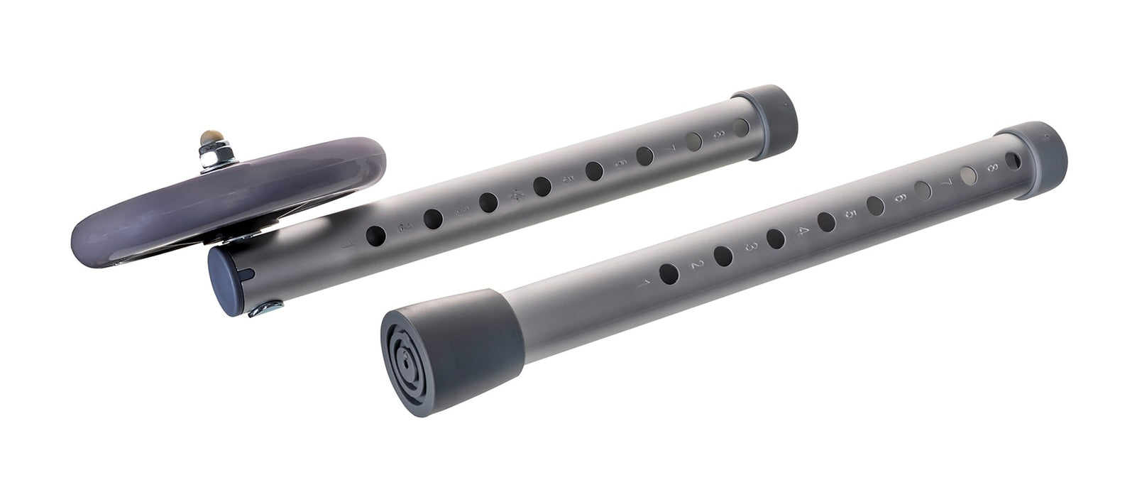 Aluminium rehabilitation tri-functional walker