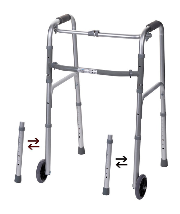 Aluminium rehabilitation tri-functional walker