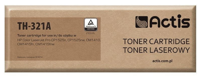 Actis TH-321A Toner Cartridge (replacement for HP 128A CE321A; Standard; 1300 pages; cyan)