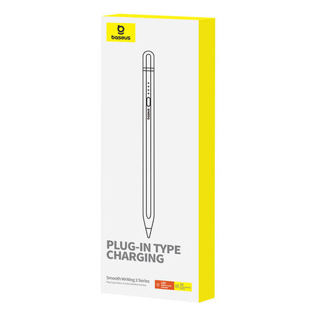 Active stylus Baseus Smooth Writing Series with wireless charging lightning (White) - Tablet styluses<<<GSM