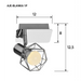 Activejet AJE-BLANKA 1P spot lamp - Strips and spotlightsOSW-LIR<<<LightingOSW<<<ActionPL