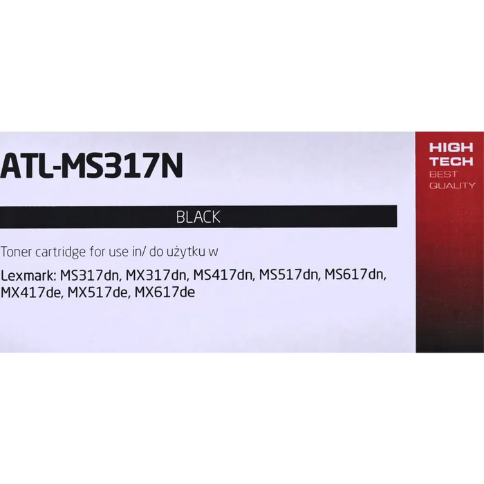 Activejet ATL-MS317N Toner (replacement for Lexmark 51B2000 Supreme; 2,500 pages; black) - For Lexmark printers