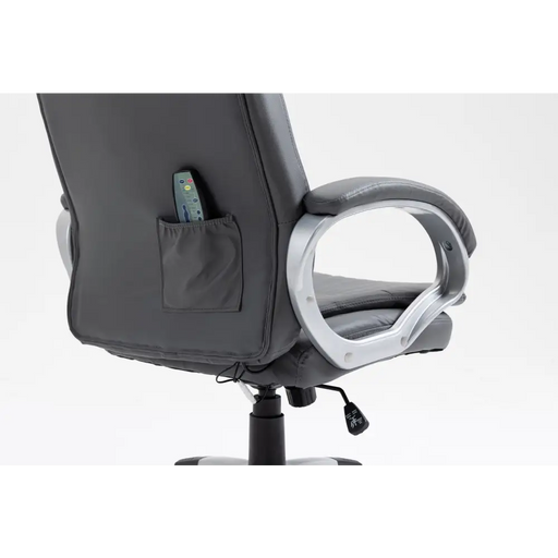 Activejet heated office chair with massage YK7304 grey - Office armchairsFOE-BIU<<<ArmchairsFOE<<<ActionPL