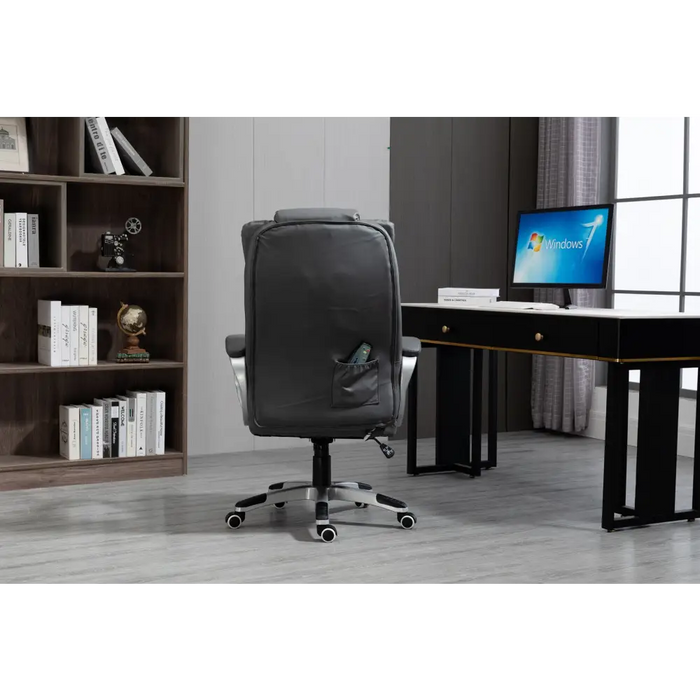 Activejet heated office chair with massage YK7304 grey - Office armchairsFOE-BIU<<<ArmchairsFOE<<<ActionPL
