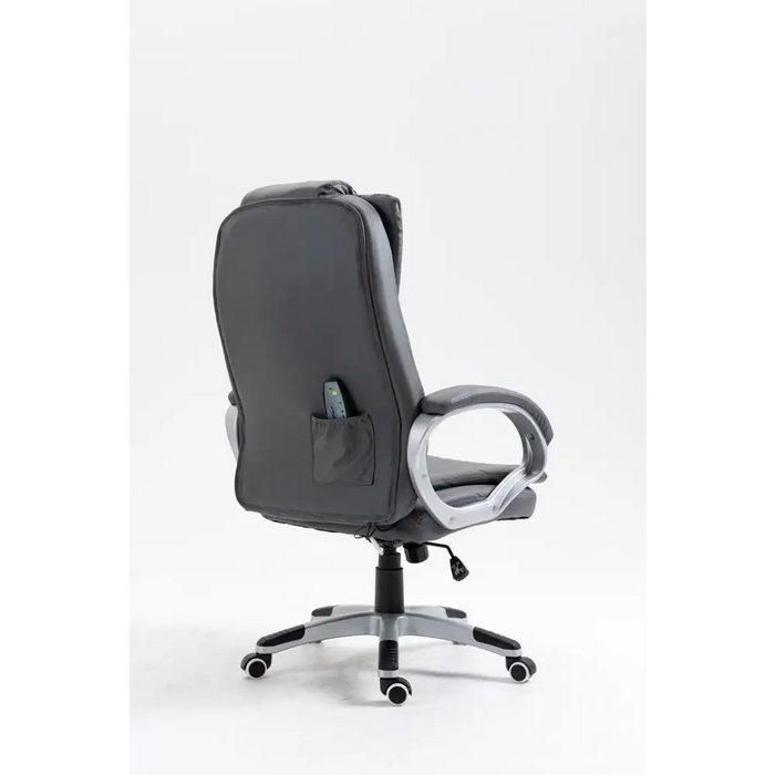 Activejet heated office chair with massage YK7304 grey - Office armchairsFOE-BIU<<<ArmchairsFOE<<<ActionPL