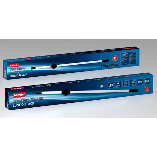 Activejet LED wall lamp AJE-LUNGO Black - SconcesOSW-KIN<<<LightingOSW<<<ActionPL