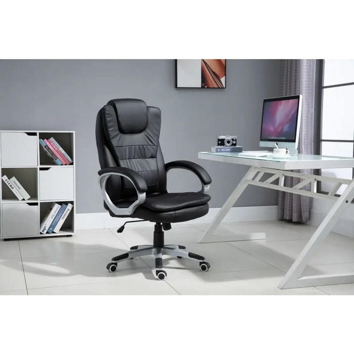 Activejet Office chair with massage heated YK7304 black - Office armchairsFOE-BIU<<<ArmchairsFOE<<<ActionPL