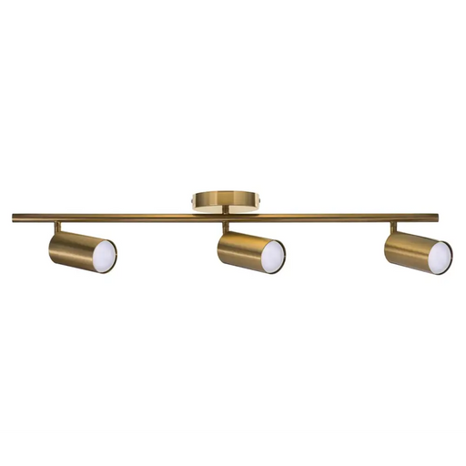 Activejet SPECTRA triple gold ceiling wall lamp strip spotlight GU10 for living room - Strips