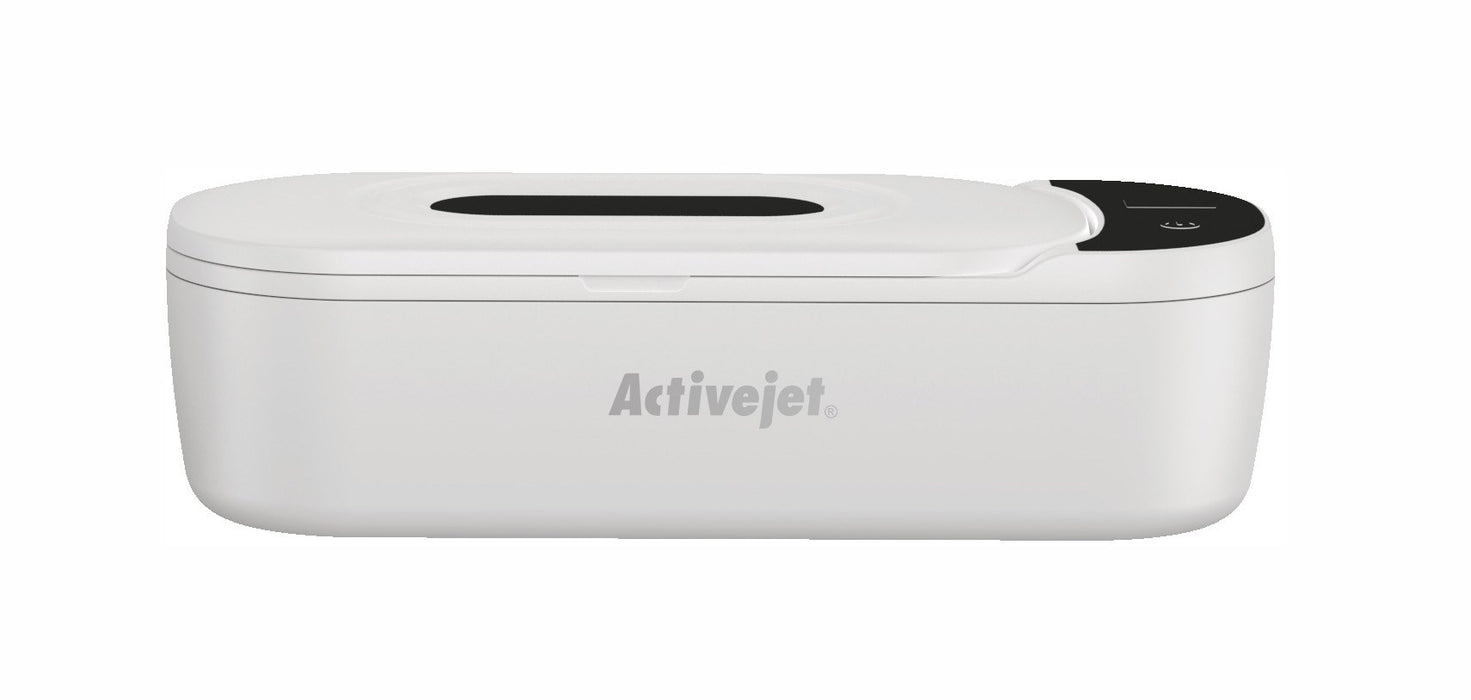 Ultrasonic UV cleaner, Activejet AUC-200, for dentures, glasses and jewelry, white