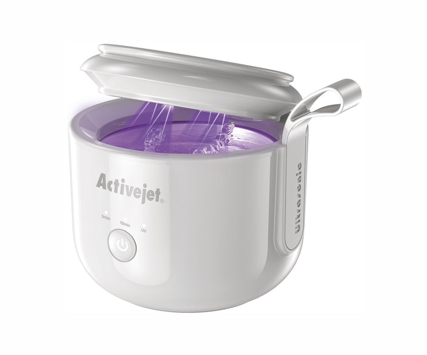 Activejet USB rechargeable UV ultrasonic cleaner AUC-198 white
