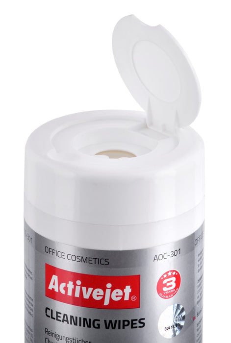 Activejet AOC-301 Universal cleaning wipes 100 pcs.