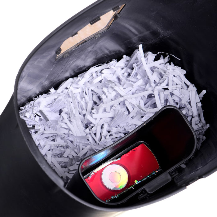 Shredder Activejet ASH-1201D, P-3, 25 l, 5x38 mm shreds, black and silver.