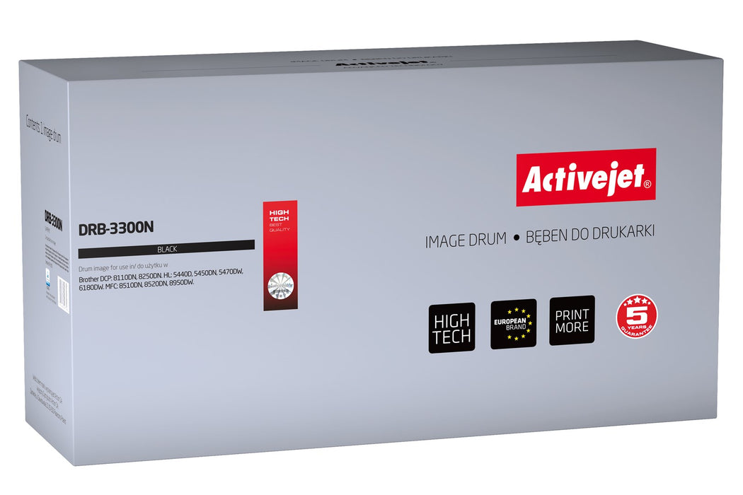 Activejet DRB-3300N drum (replacement for Brother DR-3300; Supreme; 30000 pages; black)