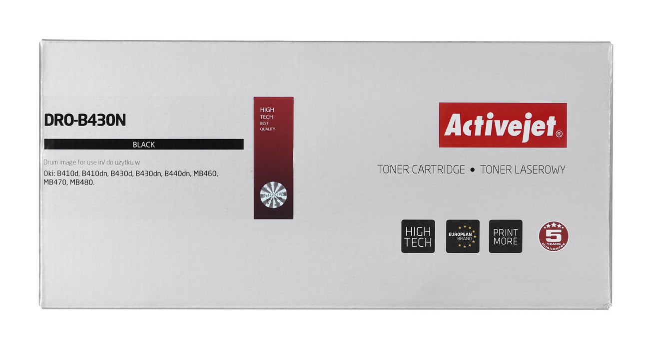 Activejet DRO-B430N drum (replacement OKI 43979002; Supreme; 25000 pages, black)