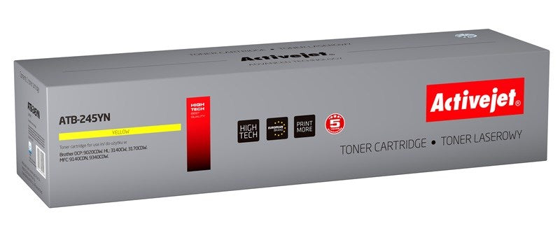 Activejet ATB-245YN Toner (replacement for Brother TN-245Y; Supreme; 2200 pages; yellow)