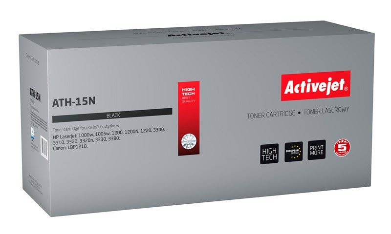Activejet ATH-15N Toner (replacement for HP 15A C7115A, Canon EP-25; Supreme; 3000 pages; black)
