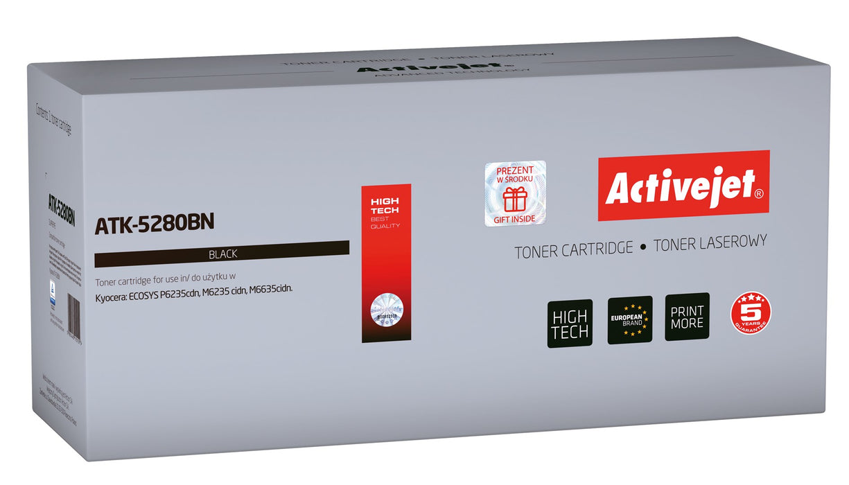 Activejet ATK-5280BN Toner (replacement for Kyocera TK-5280K; Supreme; 13000 pages; black)