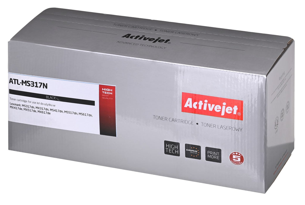 Activejet ATL-MS317N Toner (replacement for Lexmark 51B2000, Supreme; 2,500 pages; black)