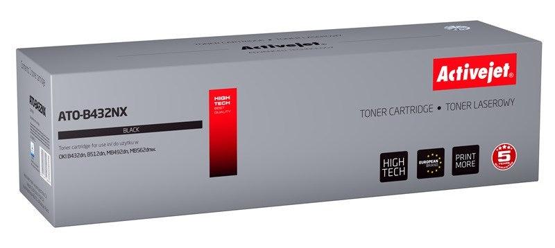 Activejet ATO-B432NX toner (replacement for OKI 45807111; Supreme; 12000 pages; black)