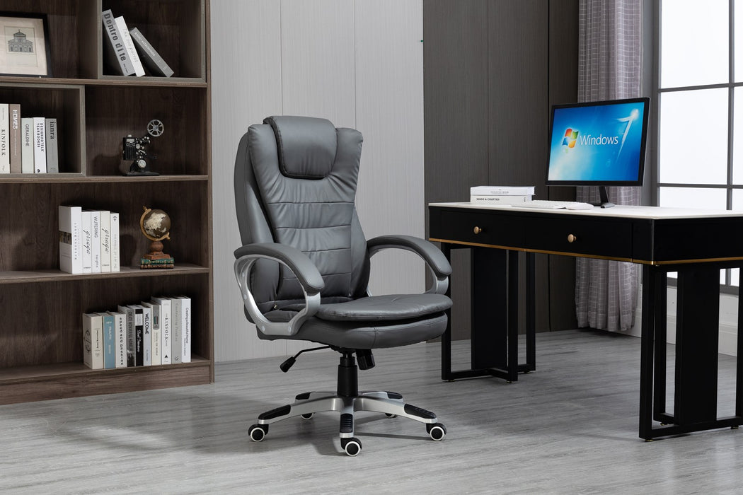 Activejet heated office chair with massage YK7304 grey