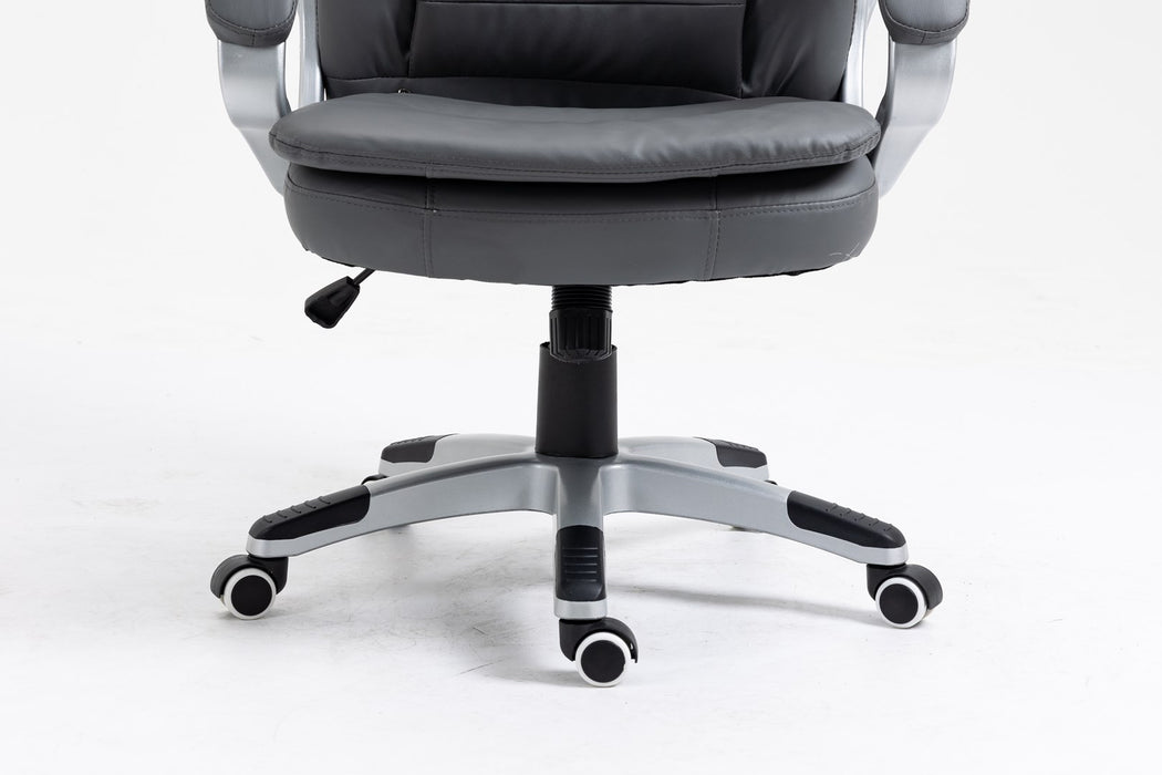 Activejet heated office chair with massage YK7304 grey