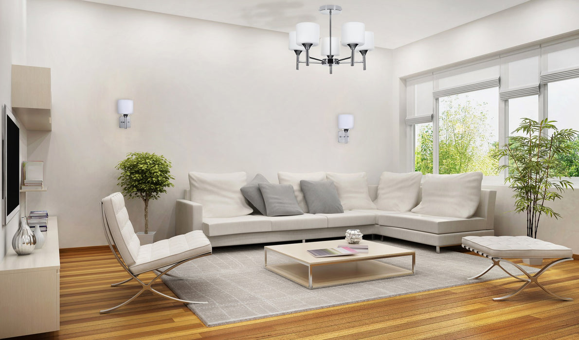 Activejet Classic chandelier pendant ceiling lamp MIRA chrome triple 3xE27 for living room