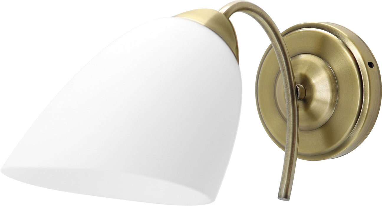 Classic single wall lamp Activejet NIKITA Patyna E27 for the living room