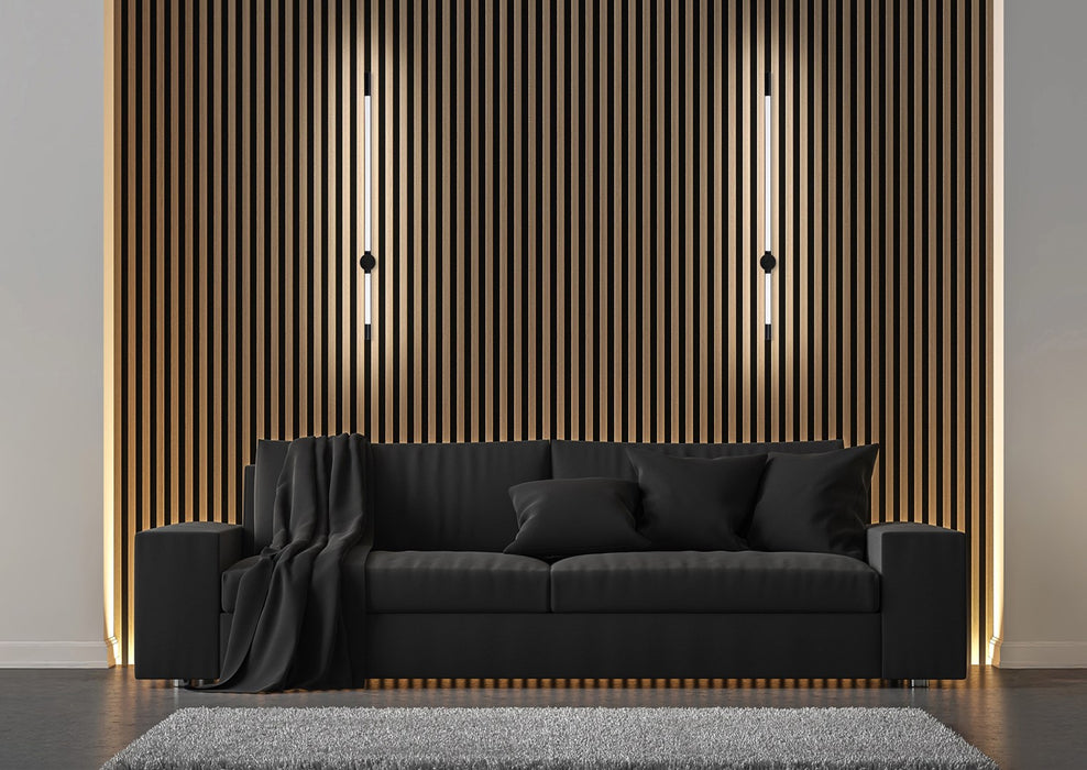 Activejet Lungo Black LED Wall Light