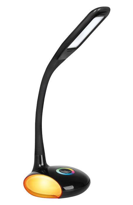 Activejet LED desk lamp VENUS BLACK with RGB base