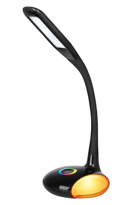 Activejet LED desk lamp VENUS BLACK with RGB base