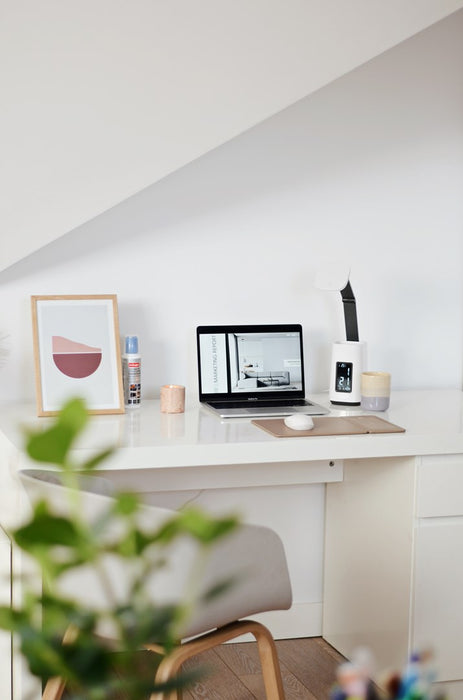 Activejet AJE-TECHNIC LED desk lamp with display white