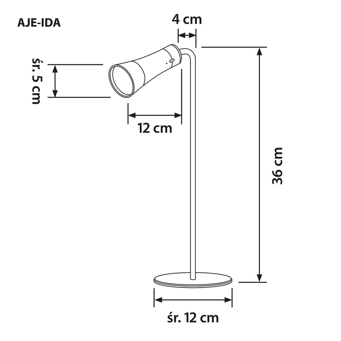 Activejet Multifunctional lamp AJE-IDA 4IN1