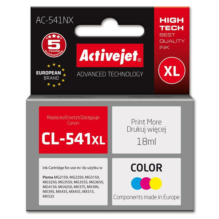 Compatible Ink Cartridge Activejet AC-541NX Yellow