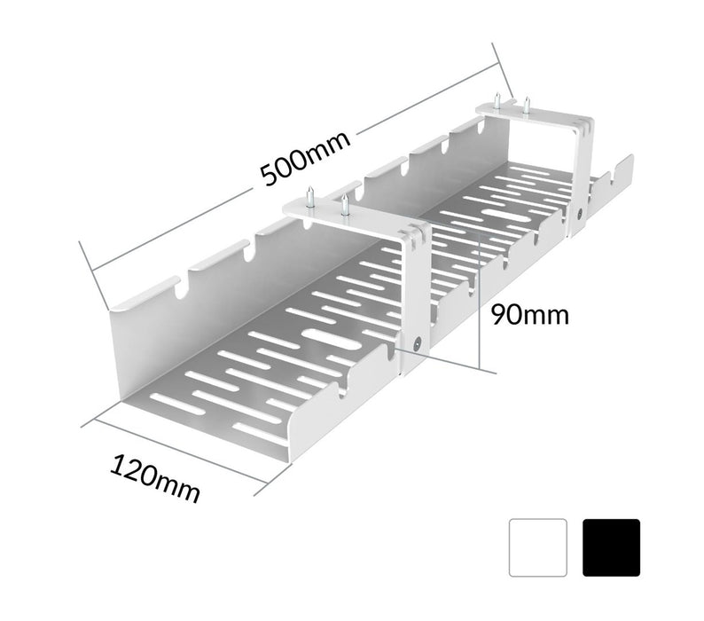 ACTIVEJET desk cable organiser CMP502 Black