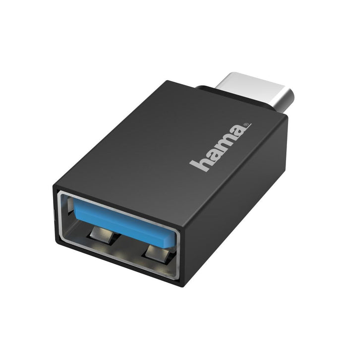 Adapter HAMA OTG USB-C male-USB 3.2 Gen 1 A female 5Gbit/s Black - Кабели за мобилни