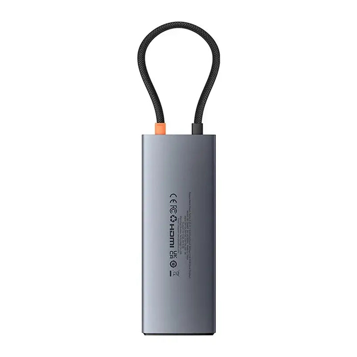 Adapter Hub 10in1 Baseus 2x HDMI USB-C 3xUSB-A + RJ45 + SD/TF PD (grey) - Hubs<<<IT Accessories<<<InnproXML&&&USB