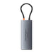 Adapter Hub 10in1 Baseus 2x HDMI USB-C 3xUSB-A + RJ45 + SD/TF PD (grey) - Hubs<<<IT Accessories<<<InnproXML&&&USB