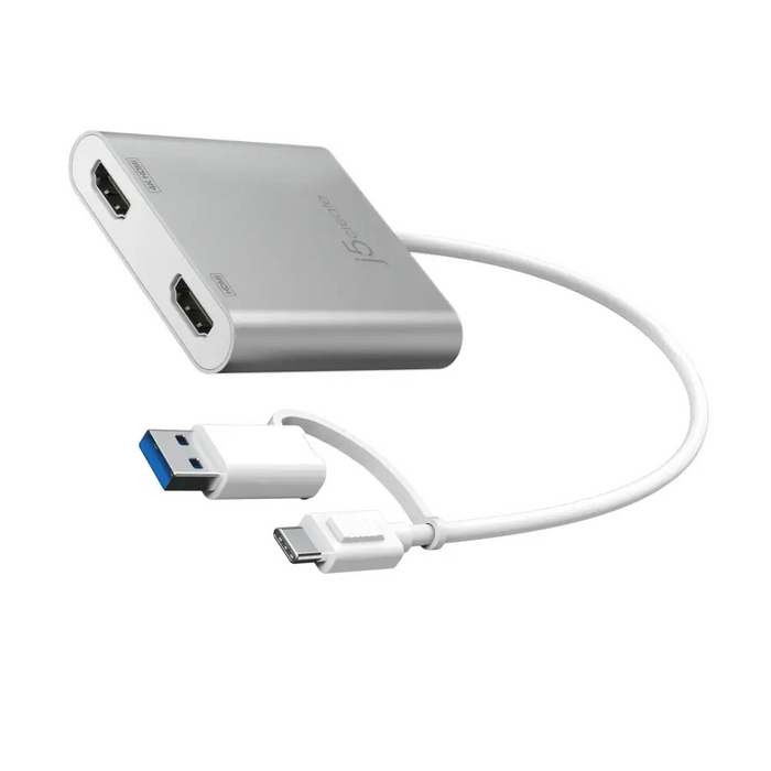 Adapter j5create JCA365 For 2 monitors USB-C - 2 x HDMI - Адаптери конвертори<<<Кабели<<<ValiAPI