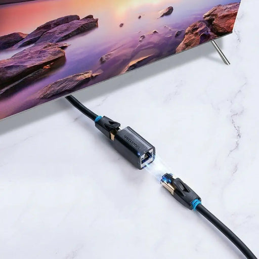 Adapter RJ45 Vention IPWB0 Black - Компютър Кабели и адаптери<<<Компютри| Електроника<<<BigBuy&&&Мрежови