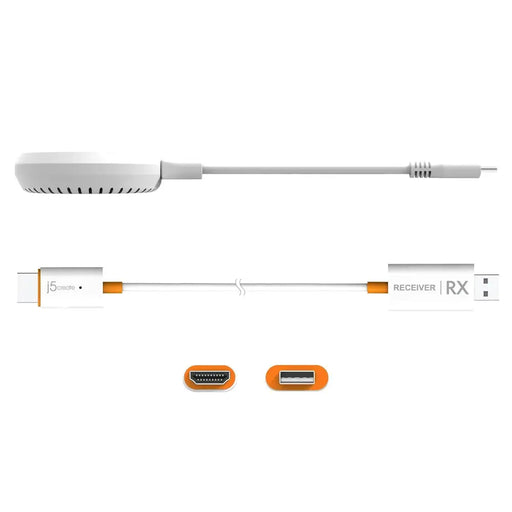 Adapter ScreenCast j5create JVAW62 1920 × 1080 Wireless 2.4 GHz 5 GHz WPA2 - Мултимедийни плейъри<<<Електроника и