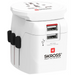 Адаптер SKROSS PRO Light 2 x USB-A World Бял - Аксесоари за контакти<<<Продукти за дома<<<ValiAPI