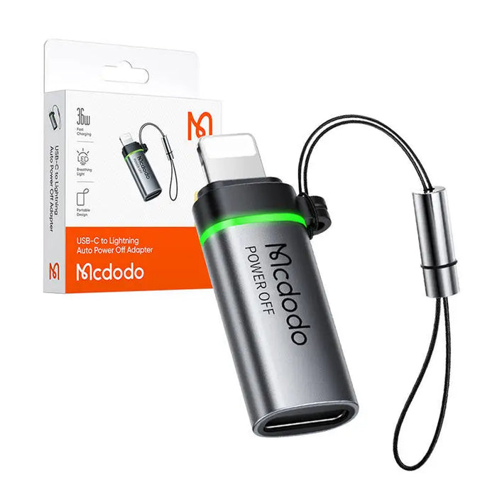 Adapter USB-C do Lightning Mcdodo OT-2590 auto power off - Adapters connectors and converters<<<IT