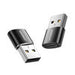 Adapter USB male-female Type-C (2 pieces) Joyroom S-H152 (black) - Adapters connectors and converters<<<IT