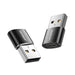 Adapter USB male-female Type-C (2 pieces) Joyroom S-H152 (black) - Adapters connectors and converters<<<IT