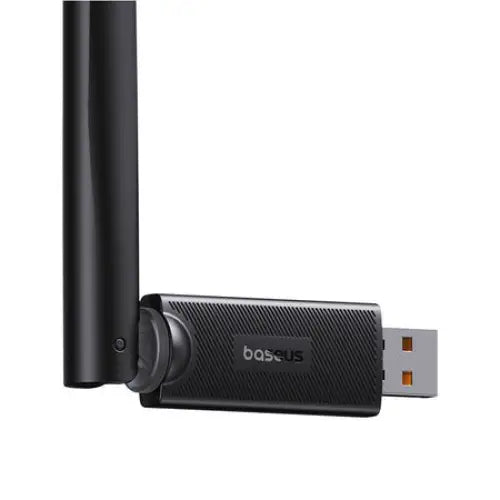 Adapter WiFi with antenna Baseus FastJoy 650Mbps (black) - Adapters connectors and converters<<<IT