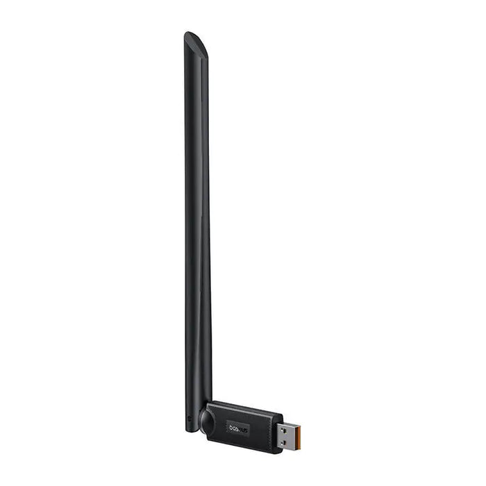 Adapter WiFi with antenna Baseus FastJoy 650Mbps (black) - Adapters connectors and converters<<<IT