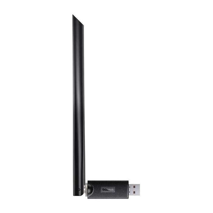 Adapter WiFi with antenna Baseus FastJoy 650Mbps (black) - Adapters connectors and converters<<<IT