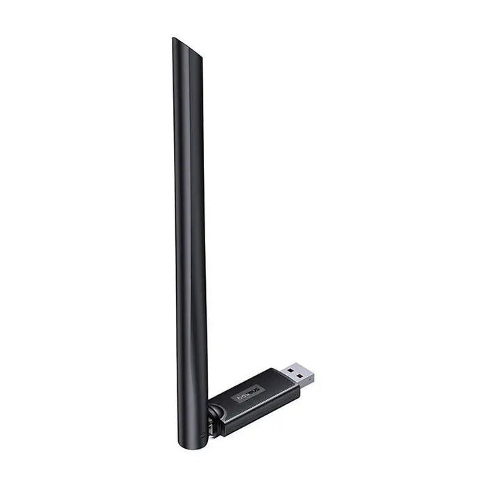 Adapter WiFi with antenna Baseus FastJoy 650Mbps (black) - Adapters connectors and converters<<<IT