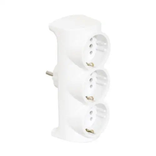 ADAPTER WITH THREE SOCKETS WITHOUT ATRA CABLE - Разклонители и адаптери<<<Електроматериали<<<Praktiker&&&Разклонители и