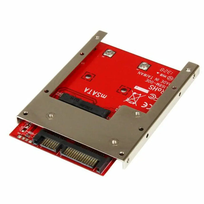 Adaptor SSD Startech SAT32MSAT257 Red Silver SSD mSATA - Компютър Мрежи и компоненти<<<Компютри|